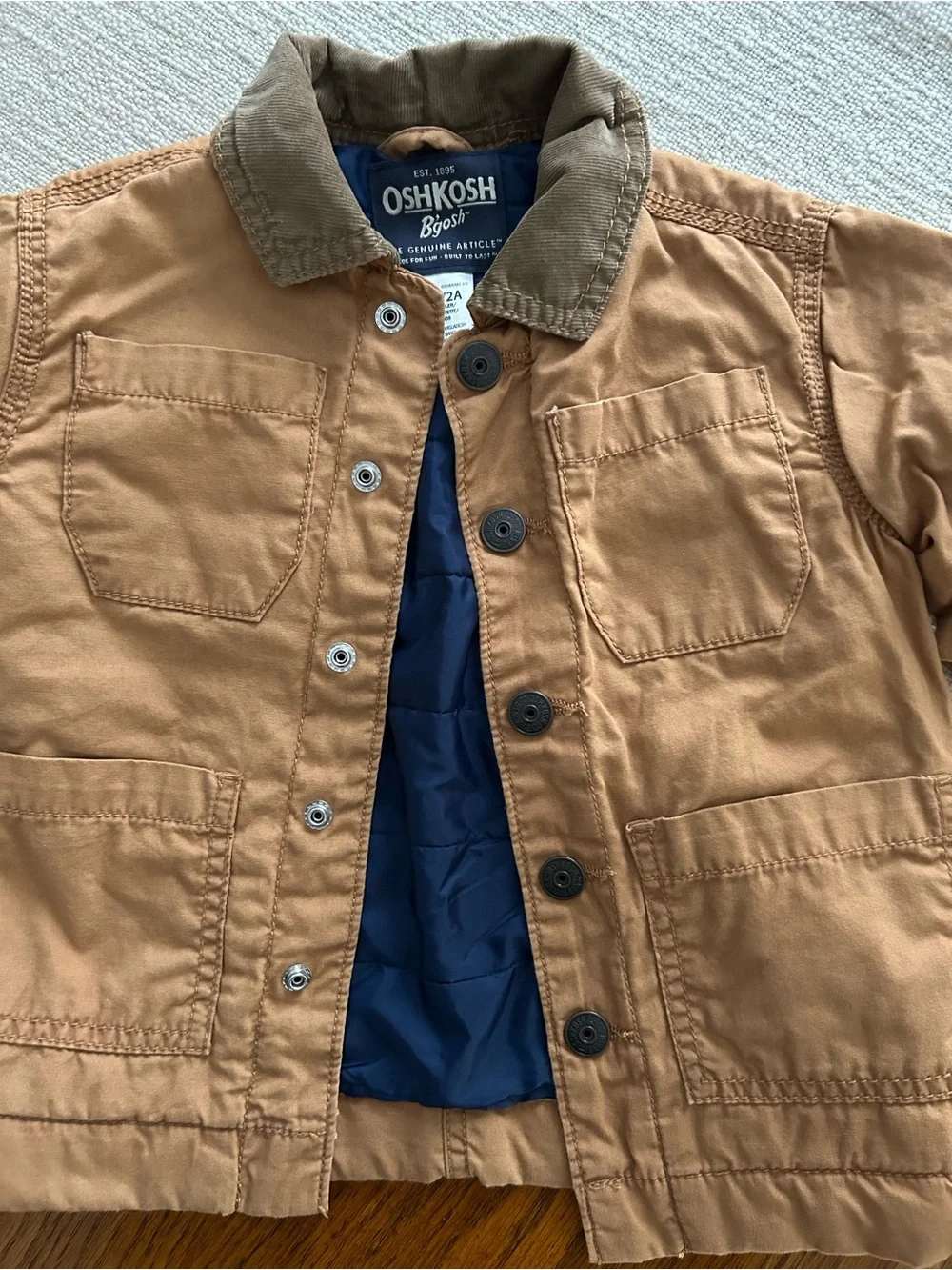 Oshkosh B’gosh Toddler Boy Canvas Utility Barn Jacket - 2T